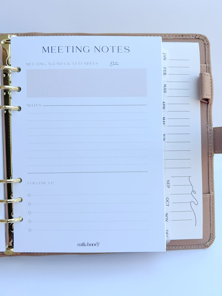 Meeting Notes Inserts