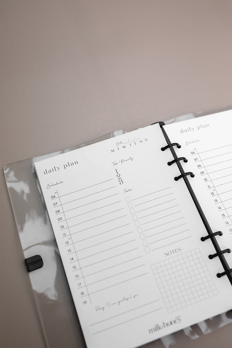 Clear Vinyl Organiser