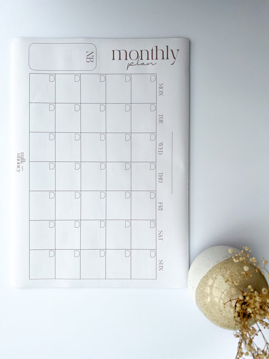 Sideline Monthly Planner Deskpad